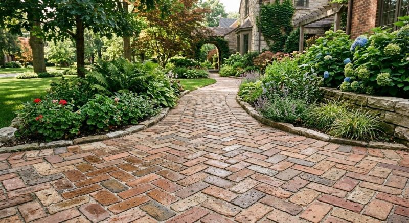 Brick Driveway Paving in Manchester, NH