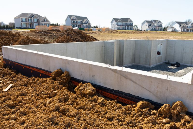 Cement Foundation Installation in Fredericksburg, VA