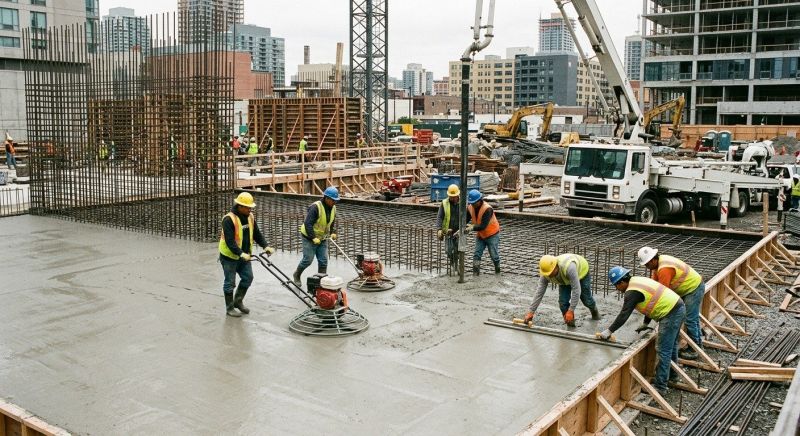 Commercial Slab Installation in Katy, TX