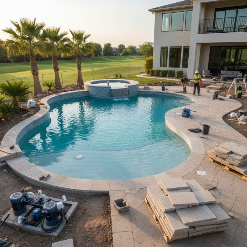 Pool Terrace Renovation detail